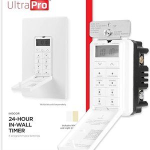 UltraPro 24-Hour Digital In-Wall Timer